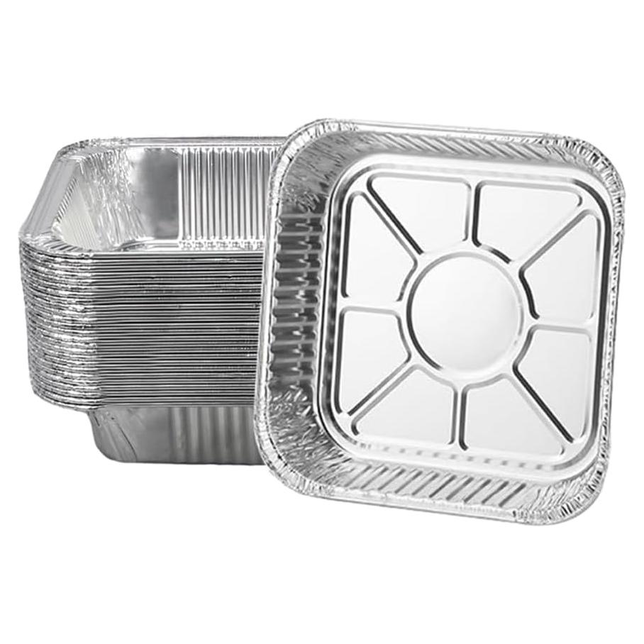 Forros de Aluminio Desechables ANQIA 20.32 cm Cuadrados 50PCS