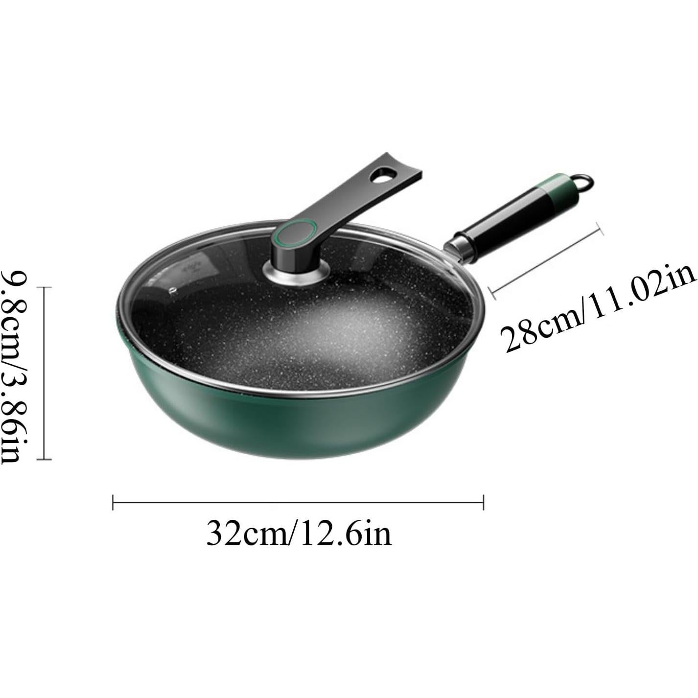 Sartén Antiadherente 32 cm CiCixixi con Vaporera y Tapa