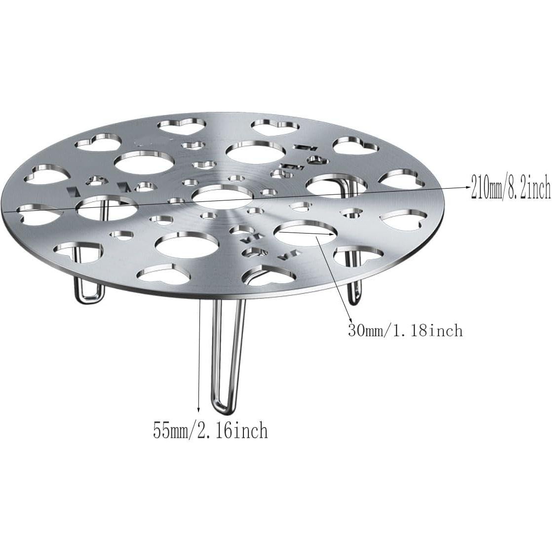 Soporte de Vapor Plegable FAFEFC 20cm Acero Inoxidable