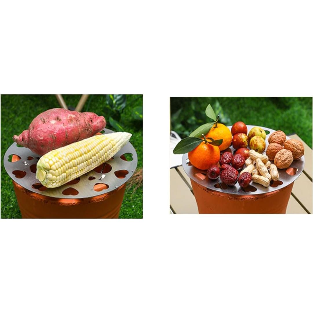 Soporte de Vapor Plegable FAFEFC 20cm Acero Inoxidable