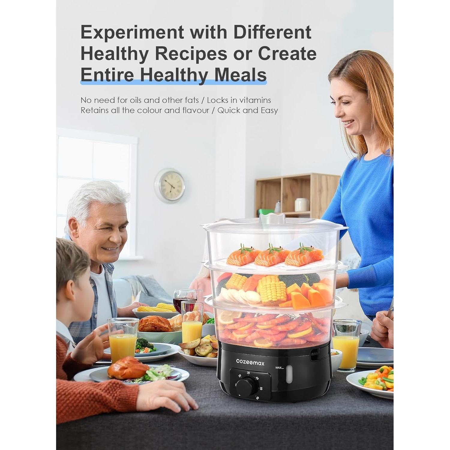 Vaporizador Eléctrico de Alimentos Cozeemax 13.7QT 800W