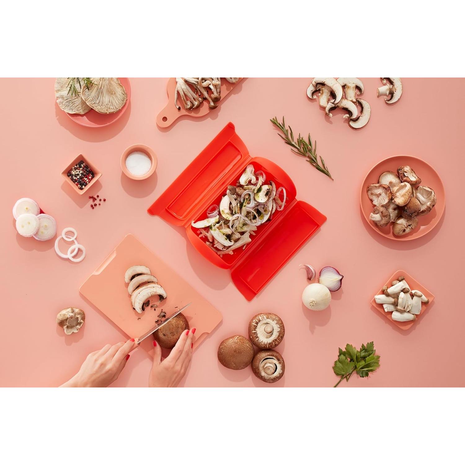 Caso de Cocción al Vapor Lekué 0.65L con Recetario 10min