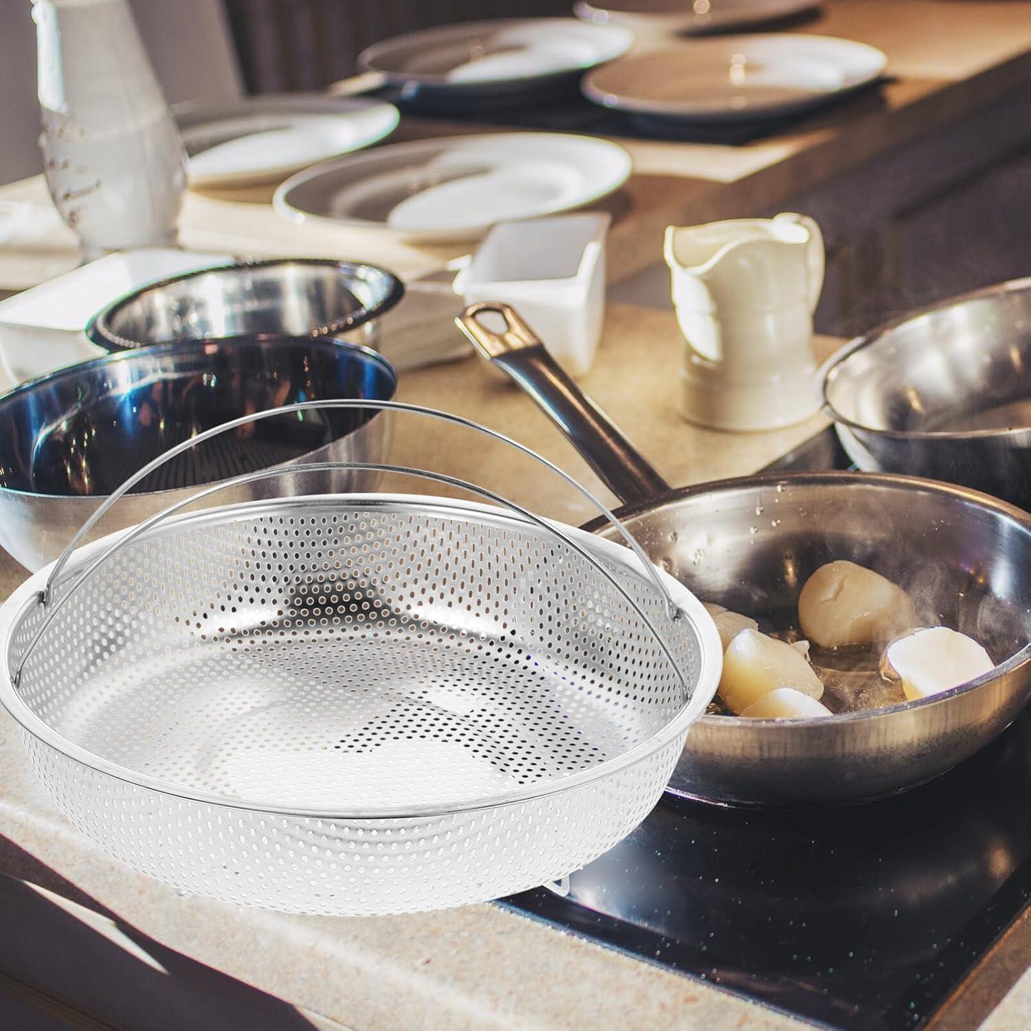 Cesta de Vapor Kichvoe de Acero Inoxidable 22.5 cm Multiusos