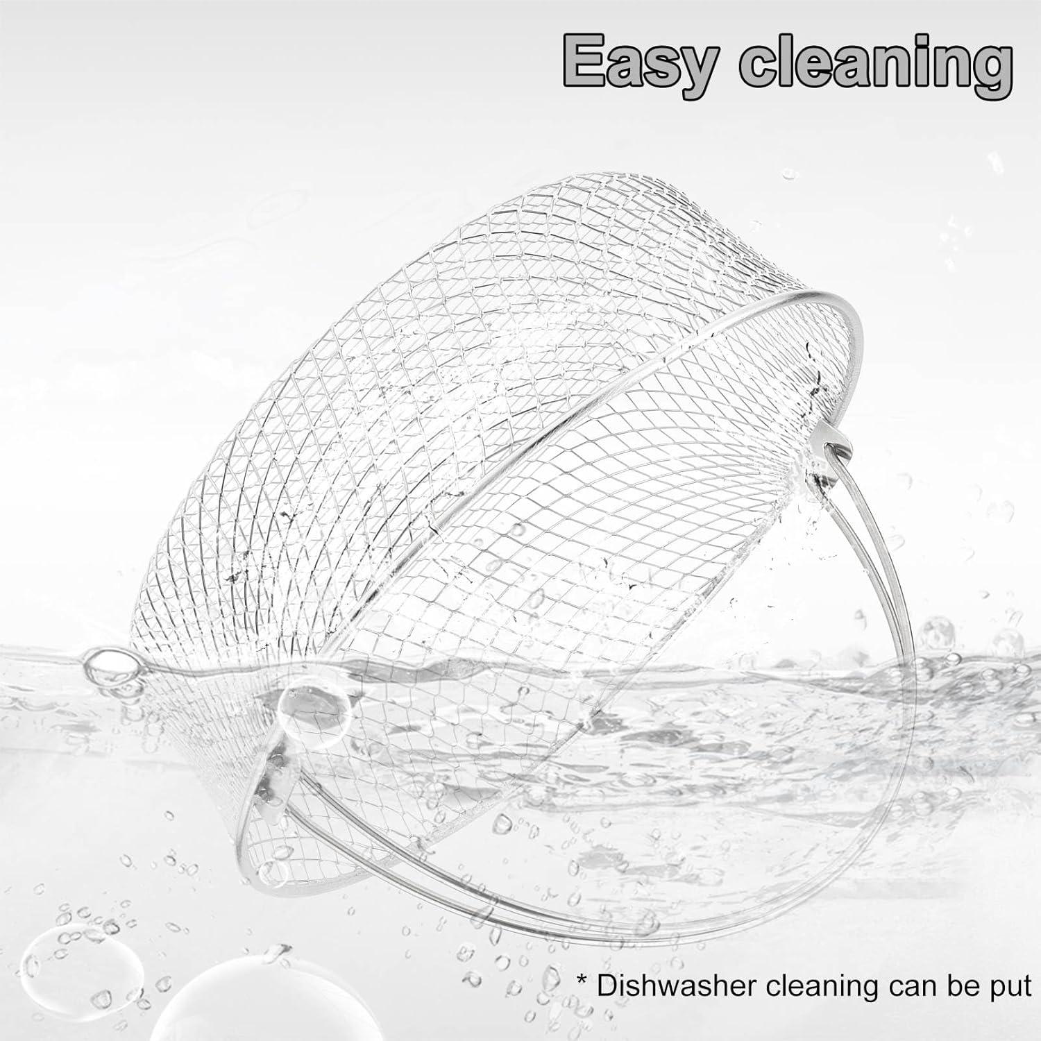 Cesta de Freidora de Aire TQEONKL 20.32 cm Acero Inoxidable