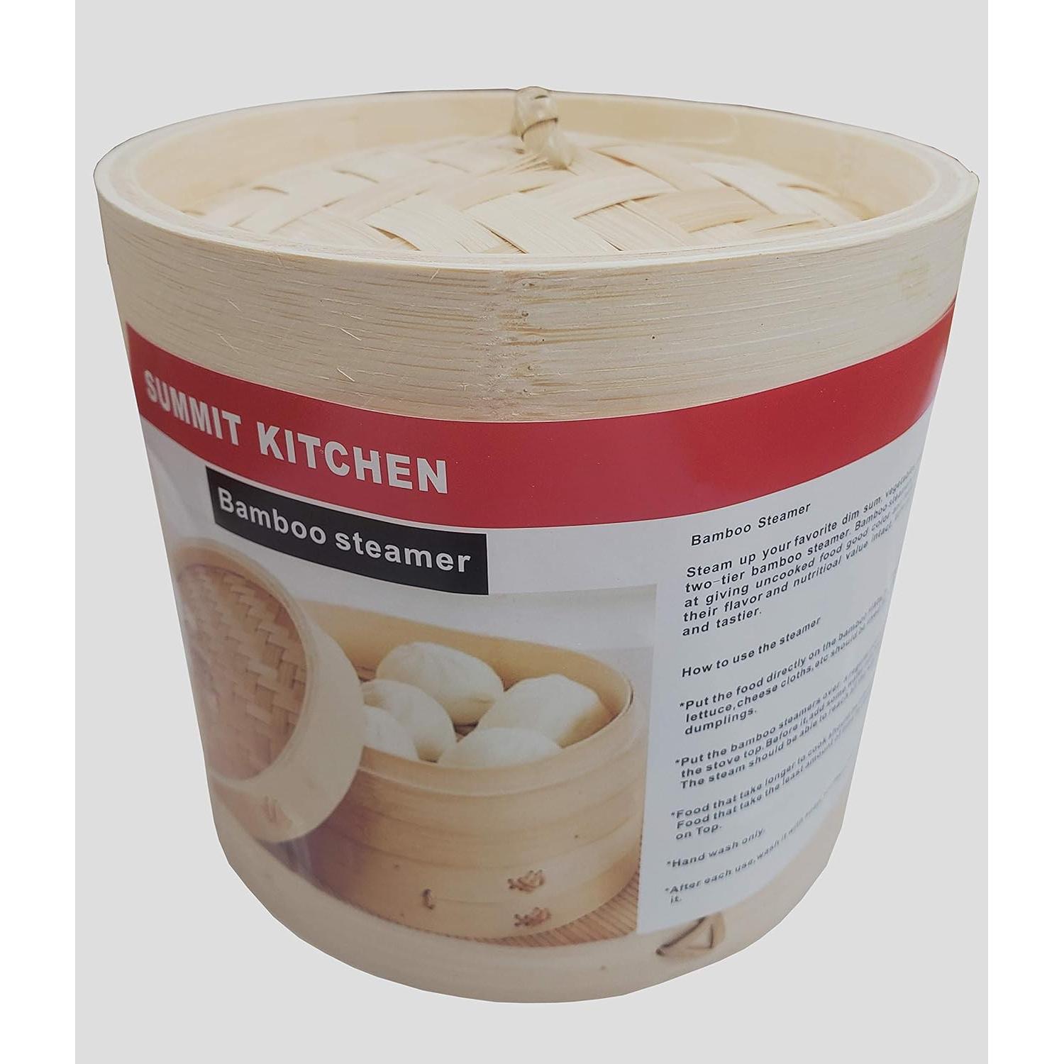 Set de Vaporera de Bambú 20.32 cm Sunrise Kitchen Supply