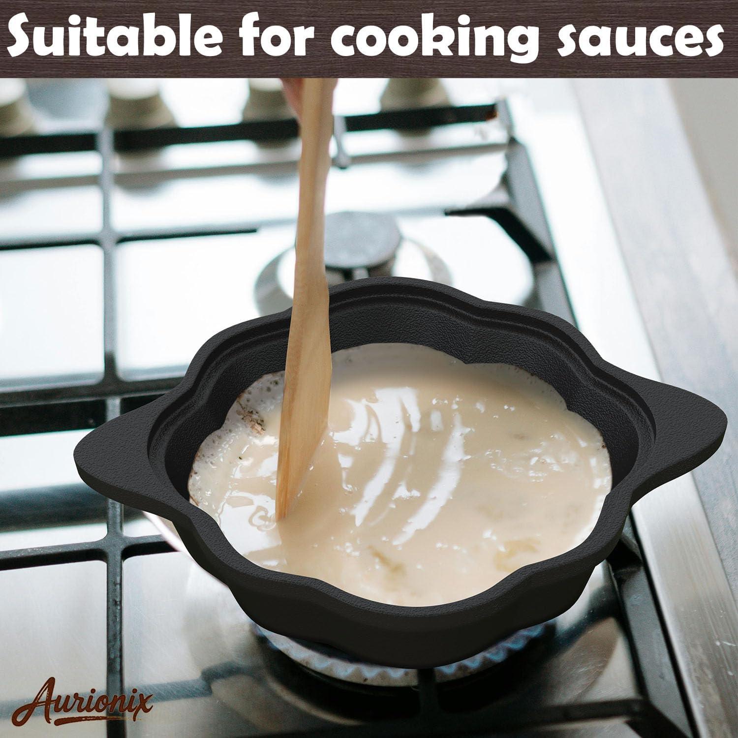 Cacerola de Hierro Fundido Aurionix 3-en-1 con Vaporera