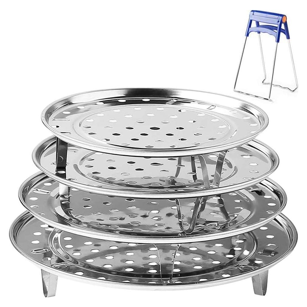 Soporte de Vapor Acero Inoxidable 4 Paquetes 19.3-26 cm