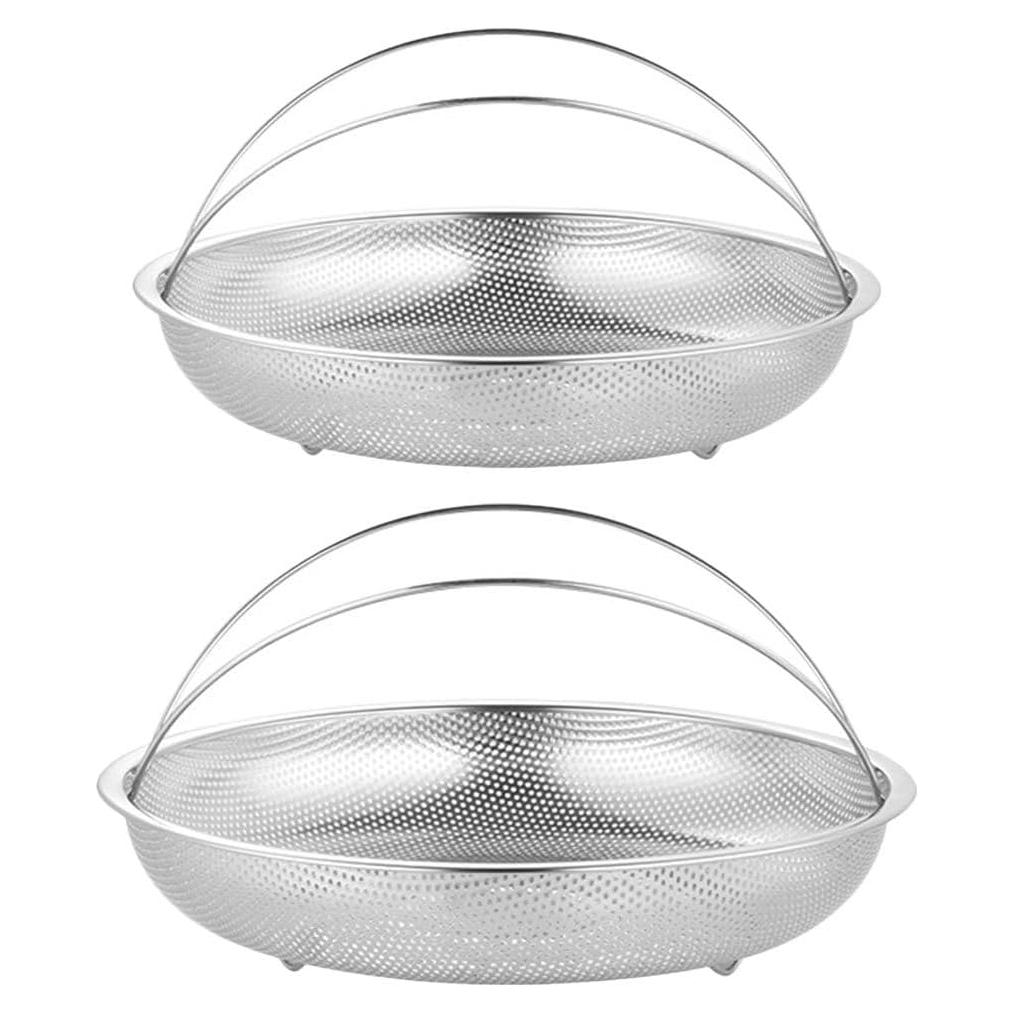 Canasta de Vapor Acero Inoxidable Showeroro 22.5cm - 2 Piezas