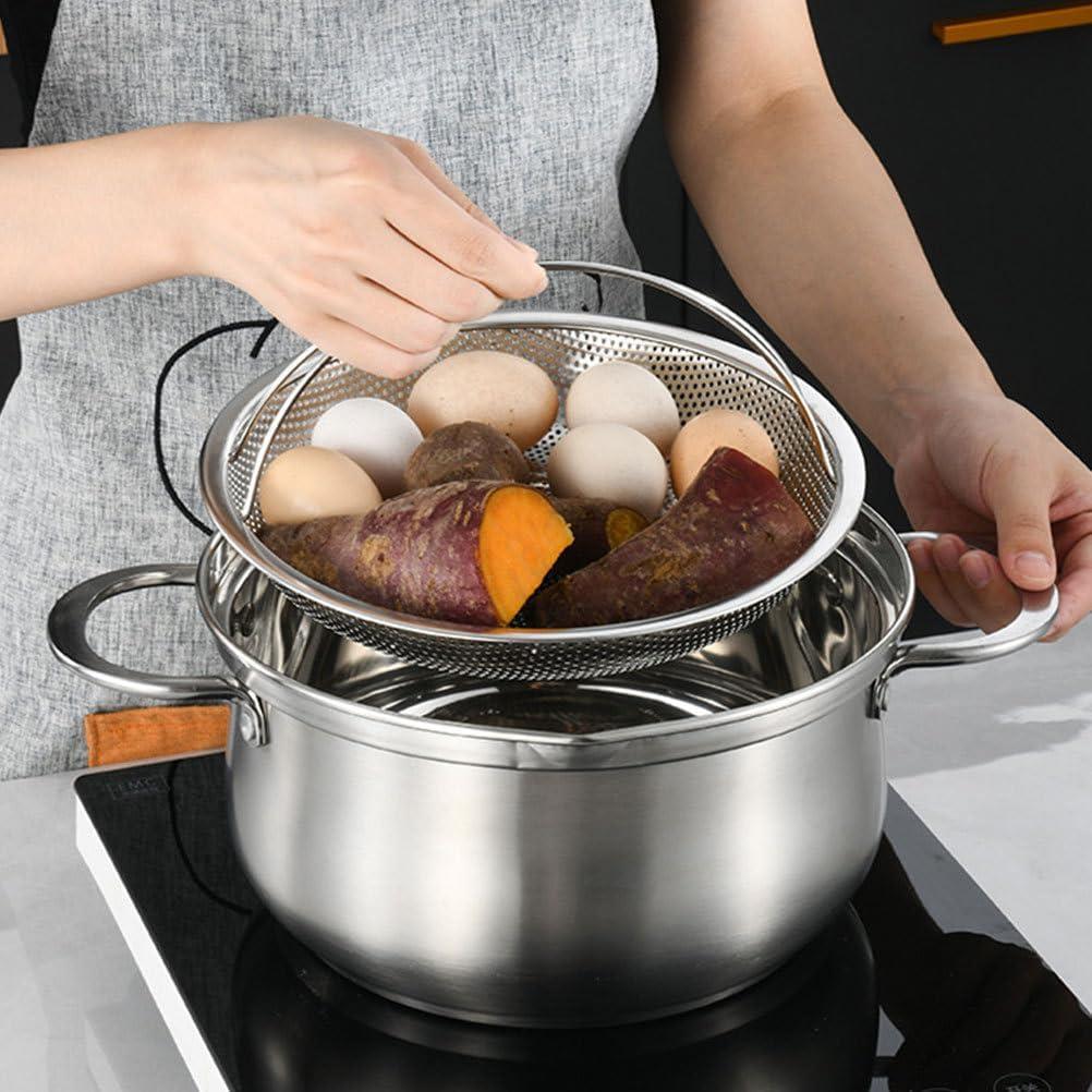 Canasta de Vapor Acero Inoxidable Showeroro 22.5cm - 2 Piezas