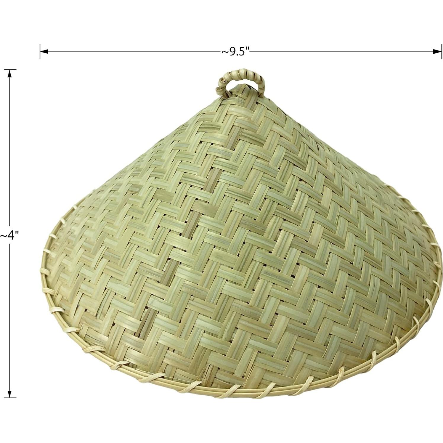 Cesta de Vapor de Bambú para Arroz Pegajoso Tailandés 24cm