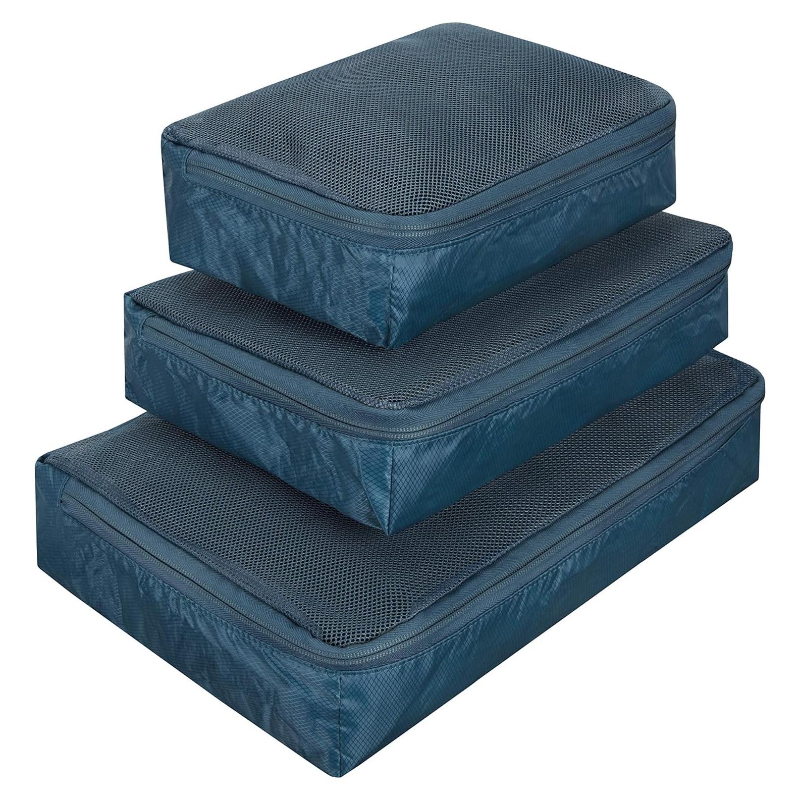 Conjunto de 3 Cubos de Empaque Travelon - Teal Pavo Real