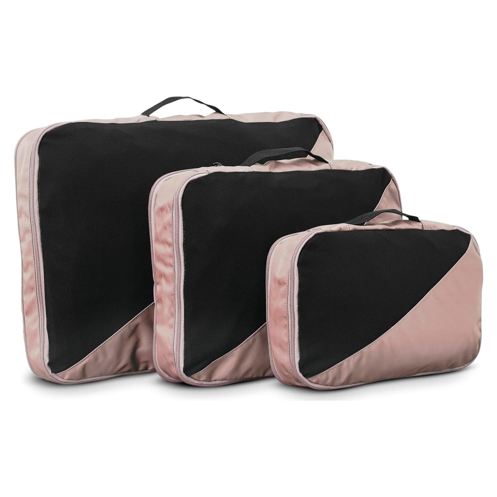 Juego de Cubos de Empaque Samsonite 3 Piezas Rosa Polvoriento