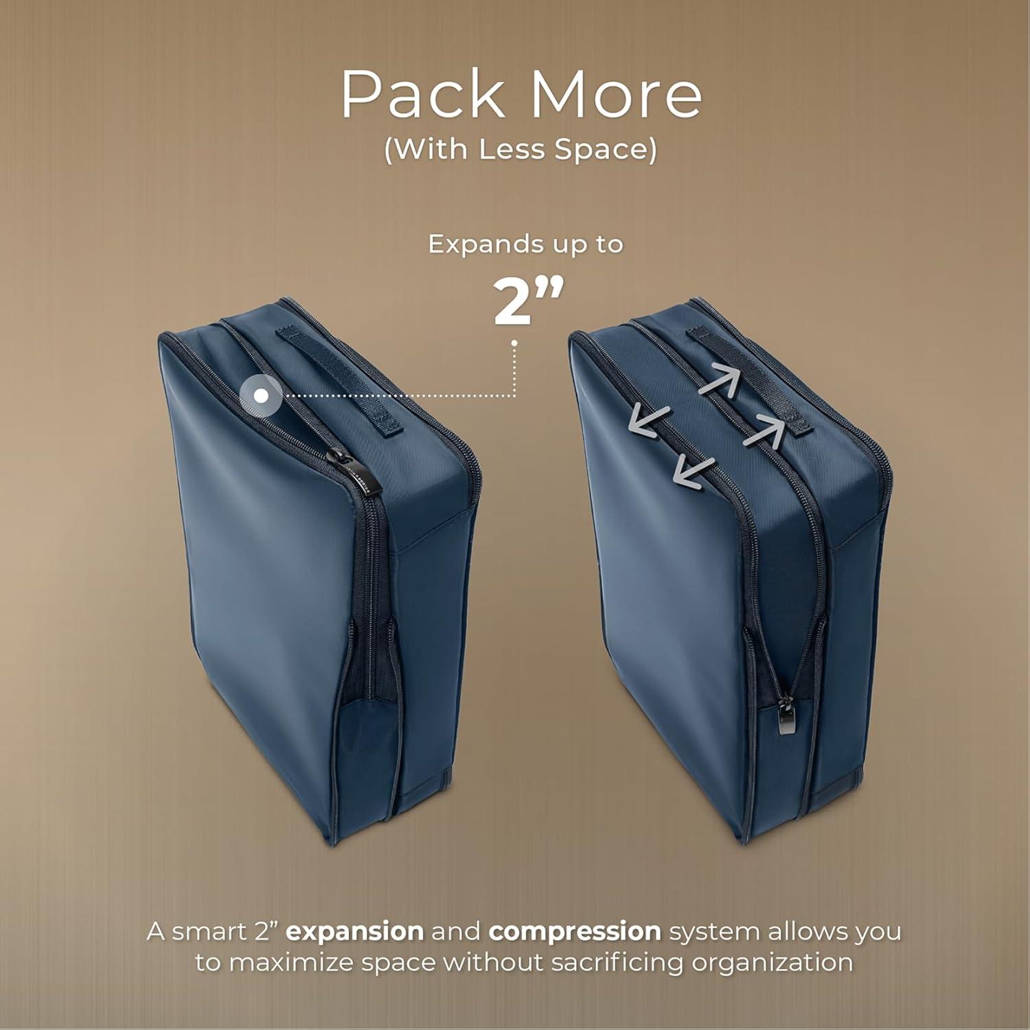 Conjunto de Cubos de Empaque Briggs & Riley 3 Piezas Marino