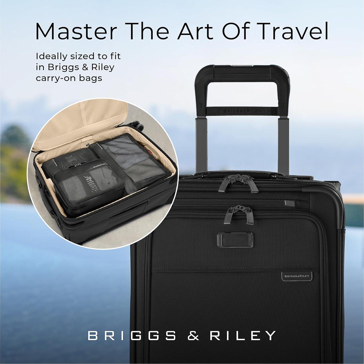 Conjunto de Cubos de Empaque Briggs & Riley 3 Piezas Marino