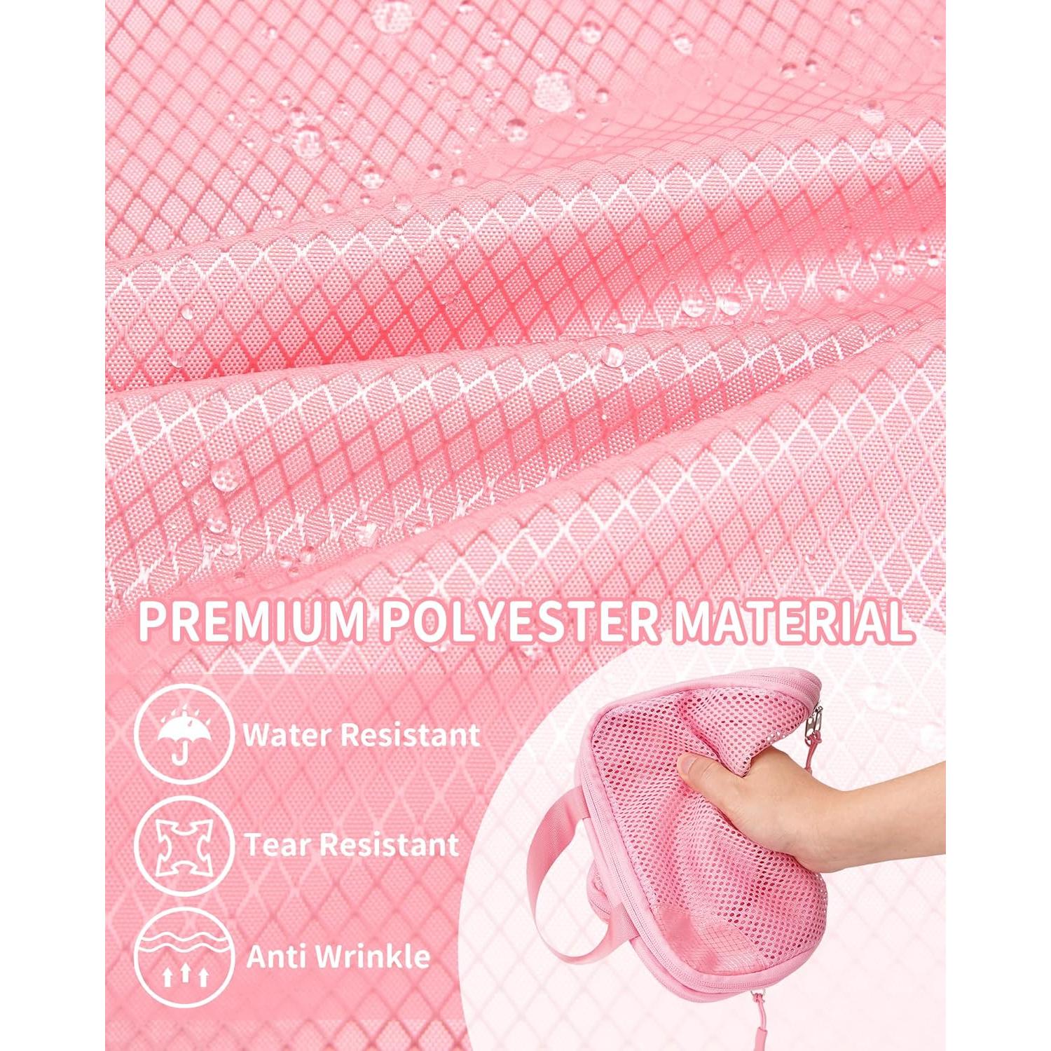 Cubos de Compresión TRMFUSA 8 Piezas Rosa para Viaje