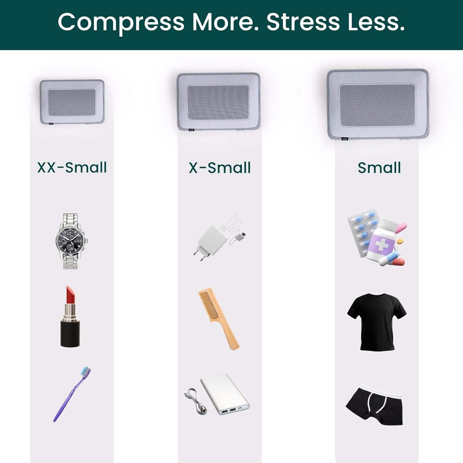 Conjunto de Cubos de Empaque NOBL Travel 6 Piezas - Nube