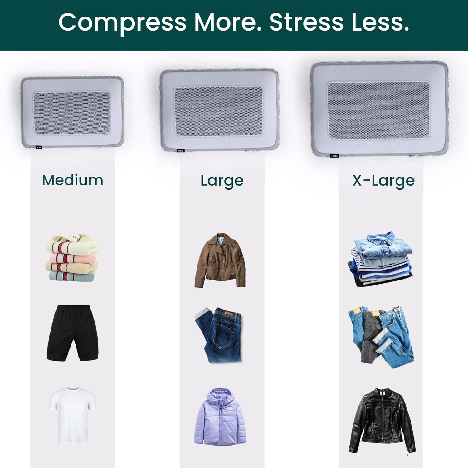 Conjunto de Cubos de Empaque NOBL Travel 6 Piezas - Nube