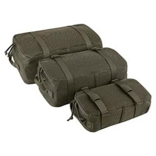 Cubos de Empaque Tácticos Petac Gear 3 Pcs Verde Ranger