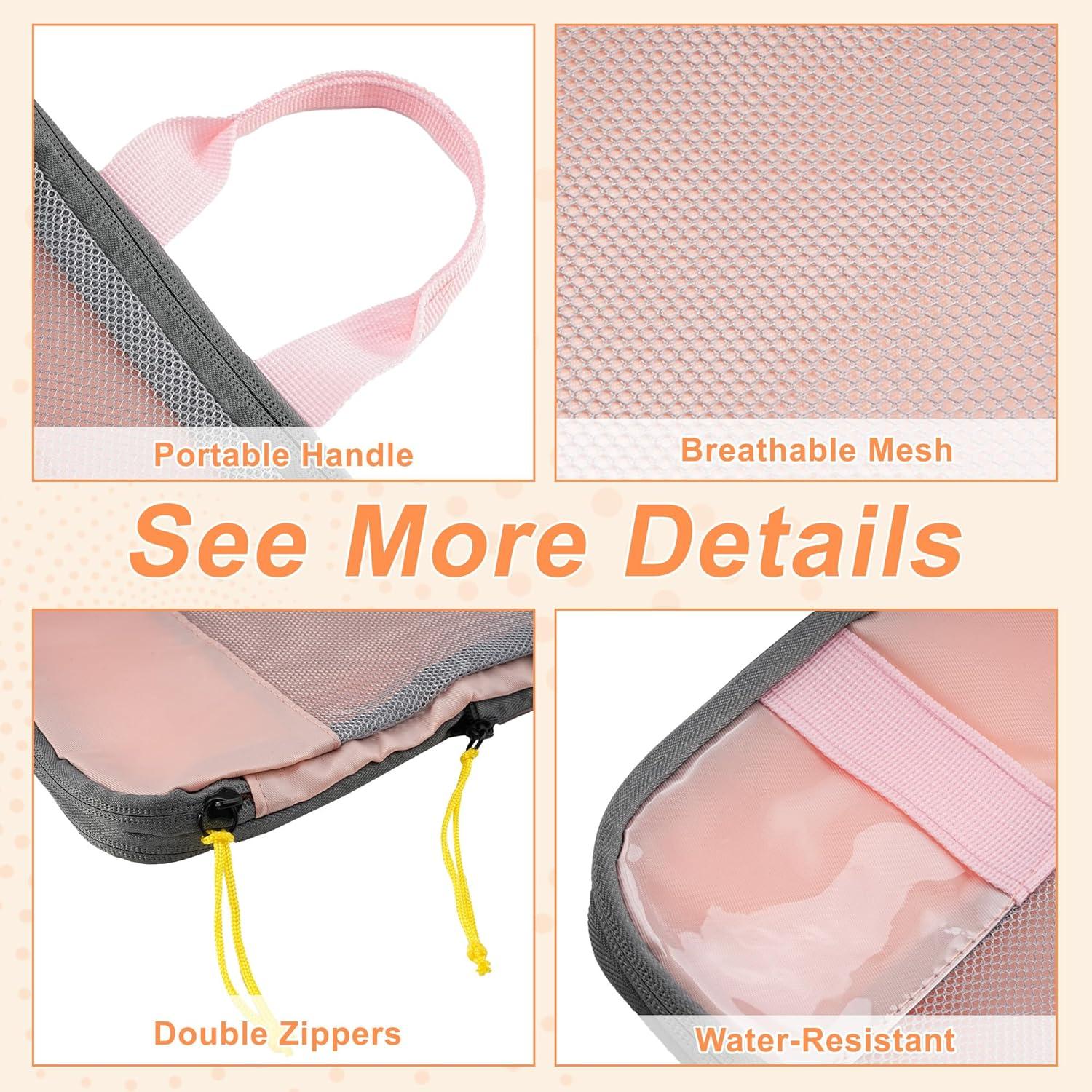 Cubos de Empaque MoHern, 7 Piezas, Resistente al Agua, Livianos