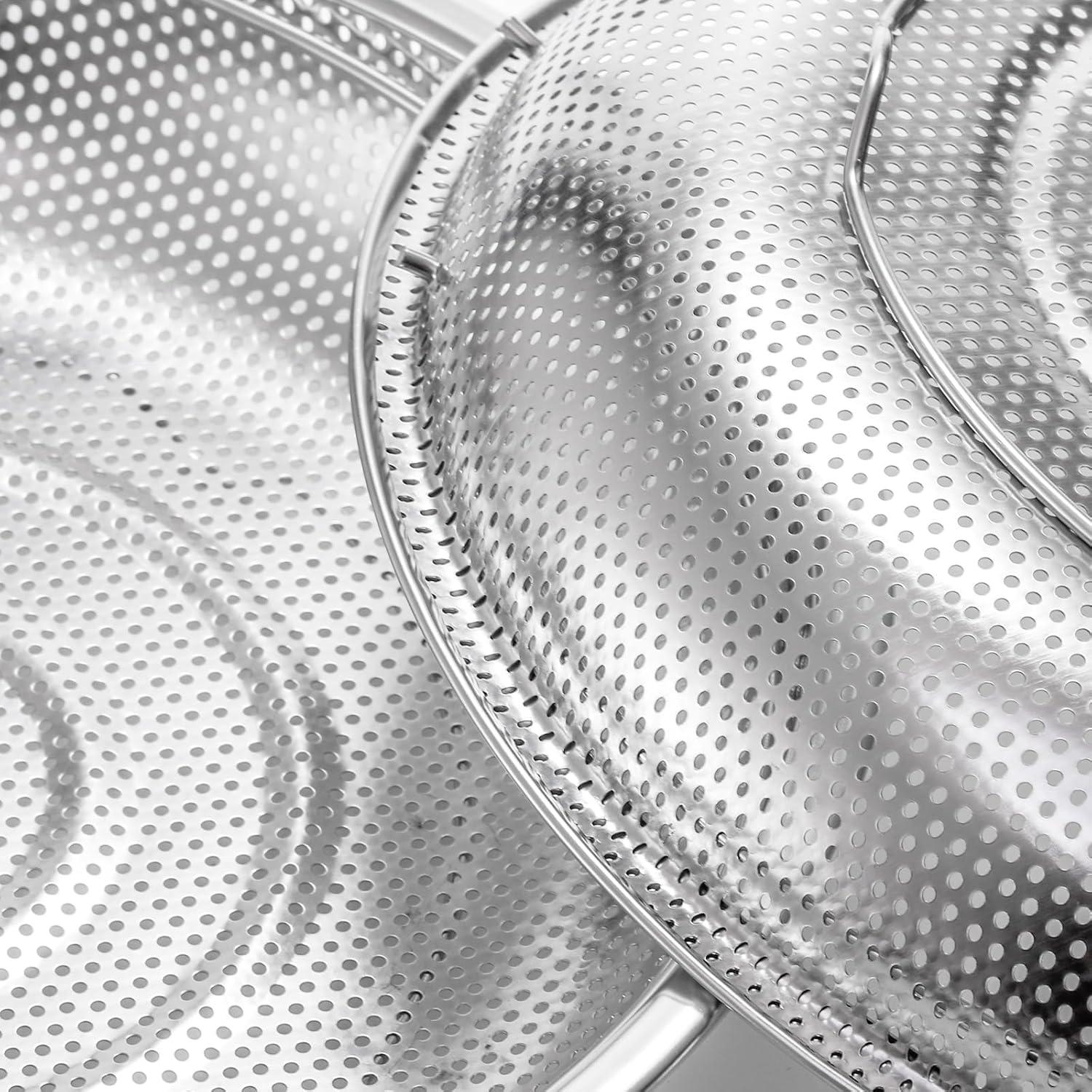 Juego de 3 Cestas de Vapor Cididu de Acero Inoxidable 25.4 cm