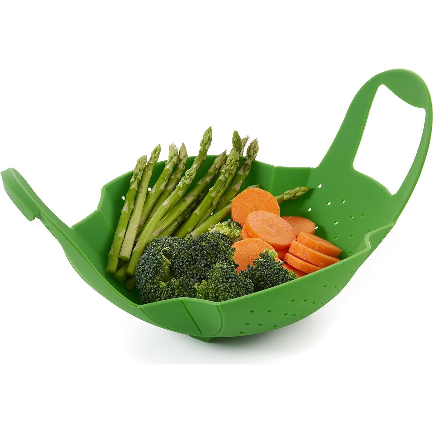 Cesta de Vapor de Silicona Sunsella para Verduras 22.86 cm