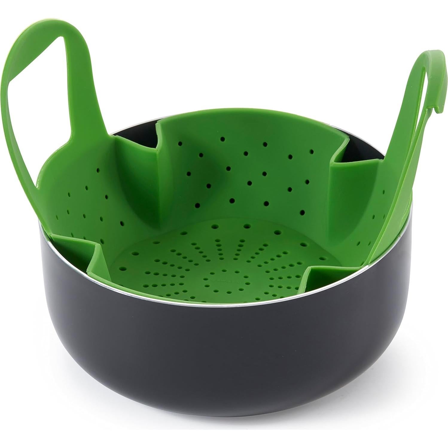 Cesta de Vapor de Silicona Sunsella para Verduras 22.86 cm
