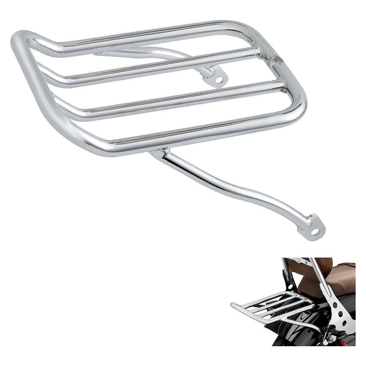 Soporte de Equipaje TCMT Cromado para Harley Sportster XL883N/XL1200