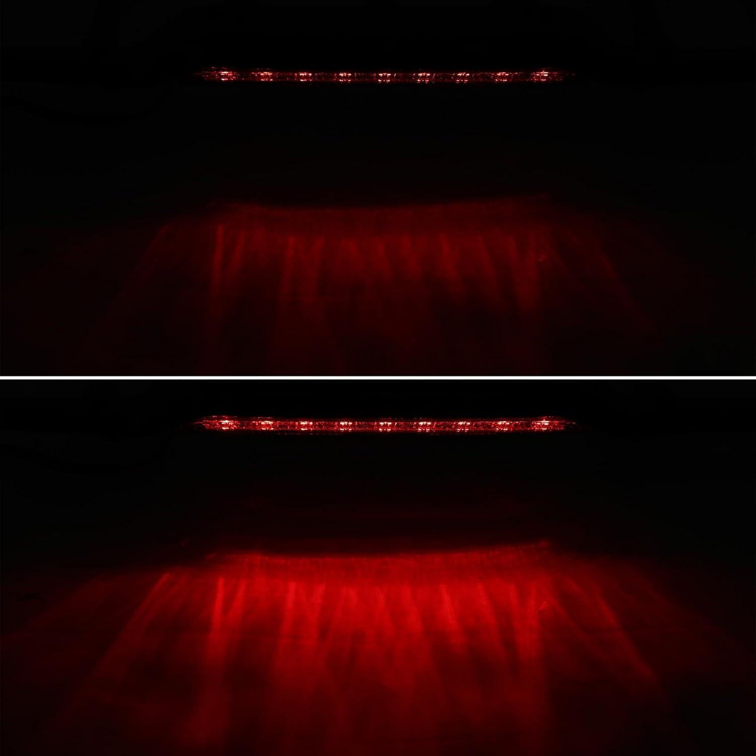 Soporte de Equipaje LED TCMT Negro para Harley 1993-2013