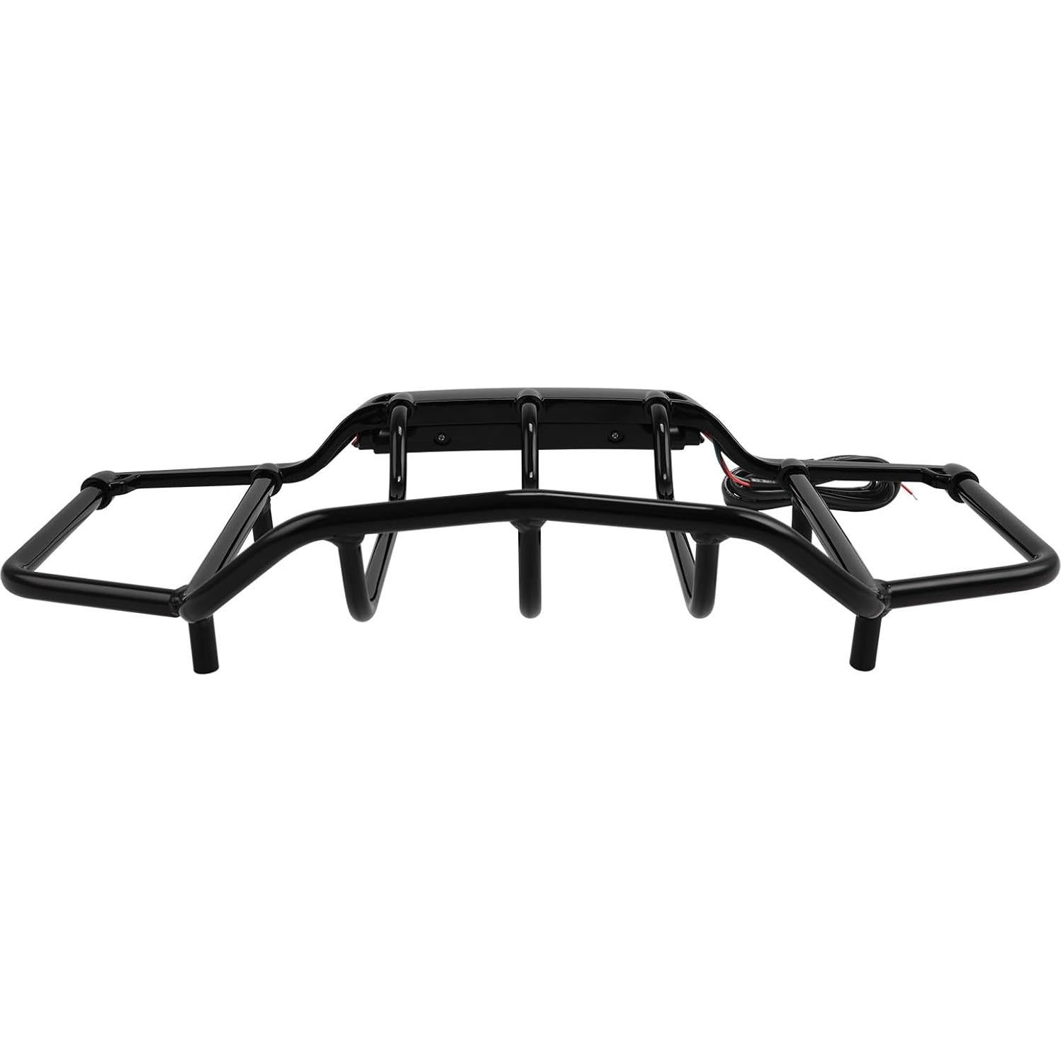 Soporte de Equipaje LED TCMT Negro para Harley 1993-2013