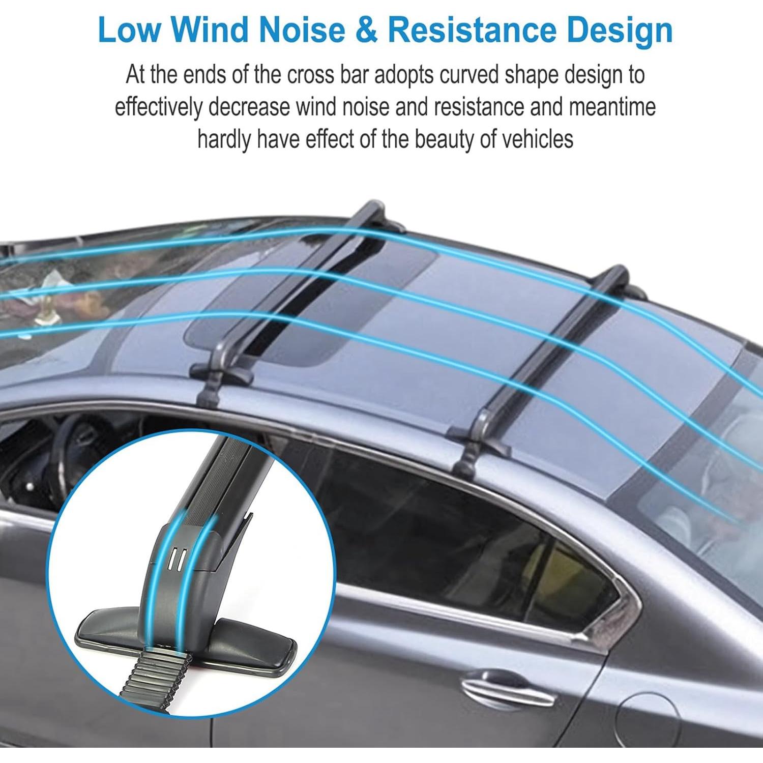Baca Universal para Techo KOCASO 74.84 kg Ajustable 109-114 cm