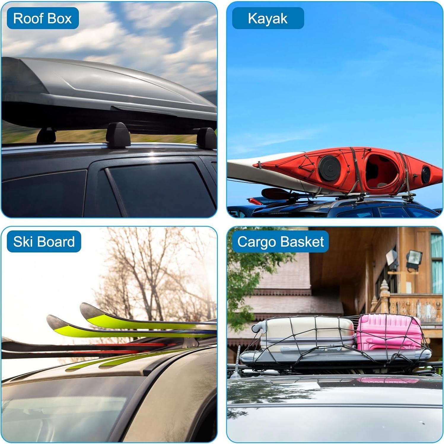 Baca Universal para Techo KOCASO 74.84 kg Ajustable 109-114 cm