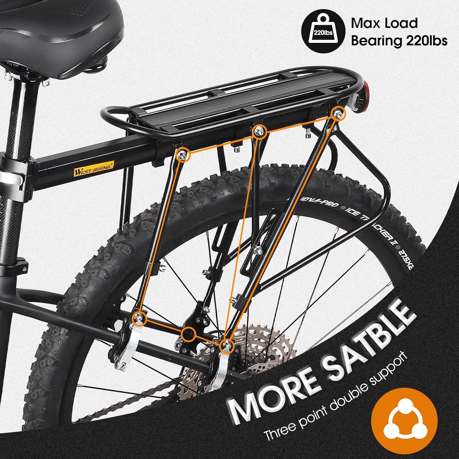 Soporte de Carga para Bicicleta HONGYEA 100 Kg Ajustable