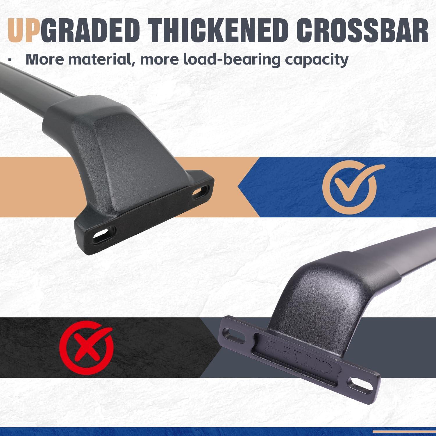 Barras Transversales AUXPACBO para Pilot 2023-2025 330 lbs