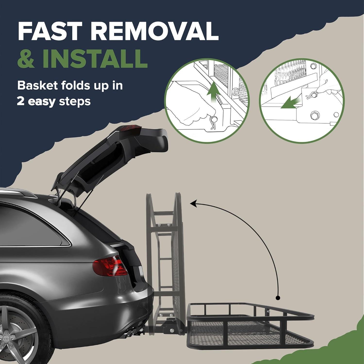 Transportador de Carga Plegable ARKSEN 152.4x58.4cm 226.8kg