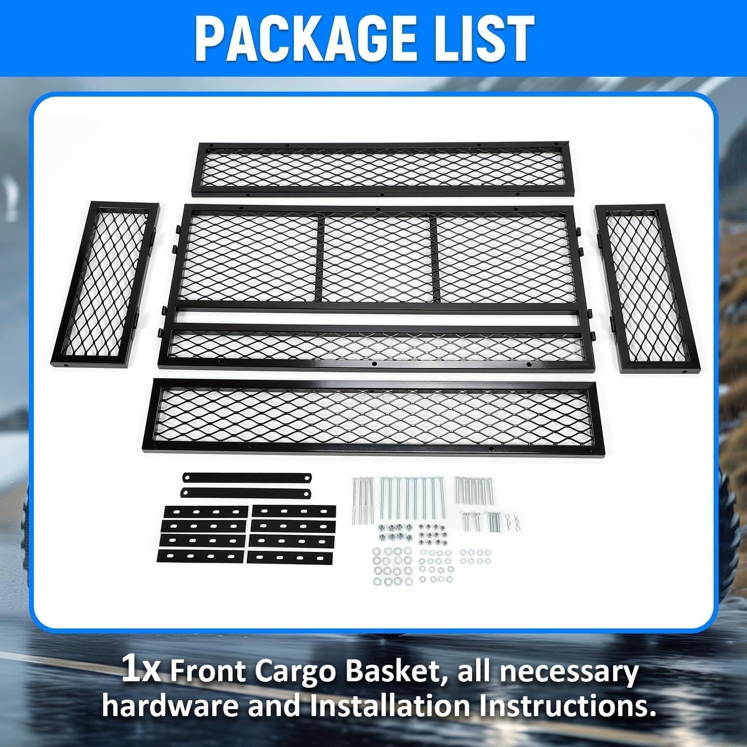 Canasta de Carga Frontal Universal Ainuosen AI-080 18x43x95cm