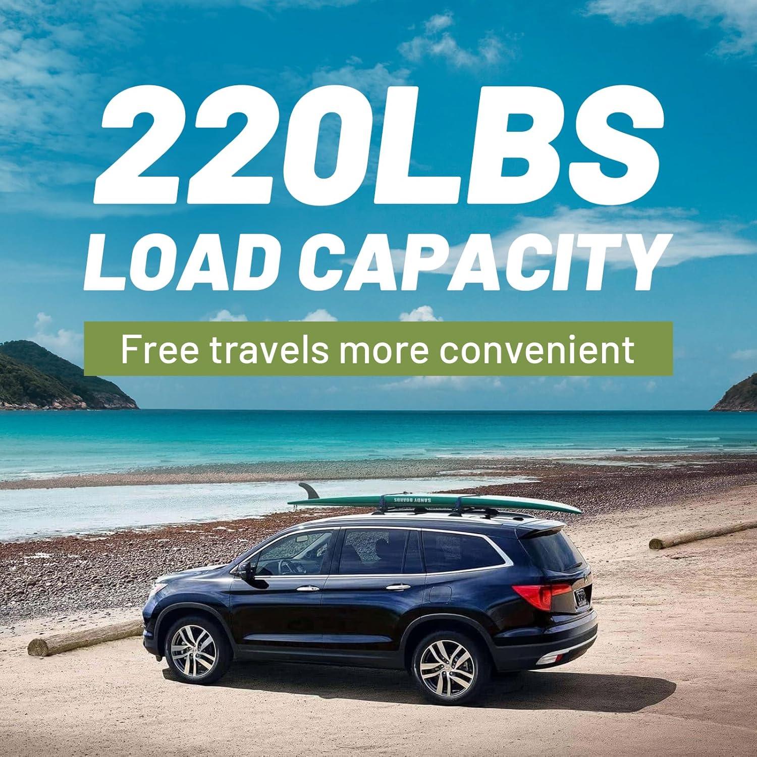 Barras Transversales de Techo TRAVLETIC para Honda Pilot 2016-2022