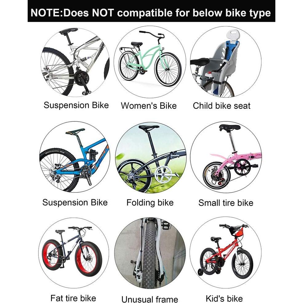 Soporte Trasero para Bicicleta Dirza, Aluminio Ajustable 52 kg