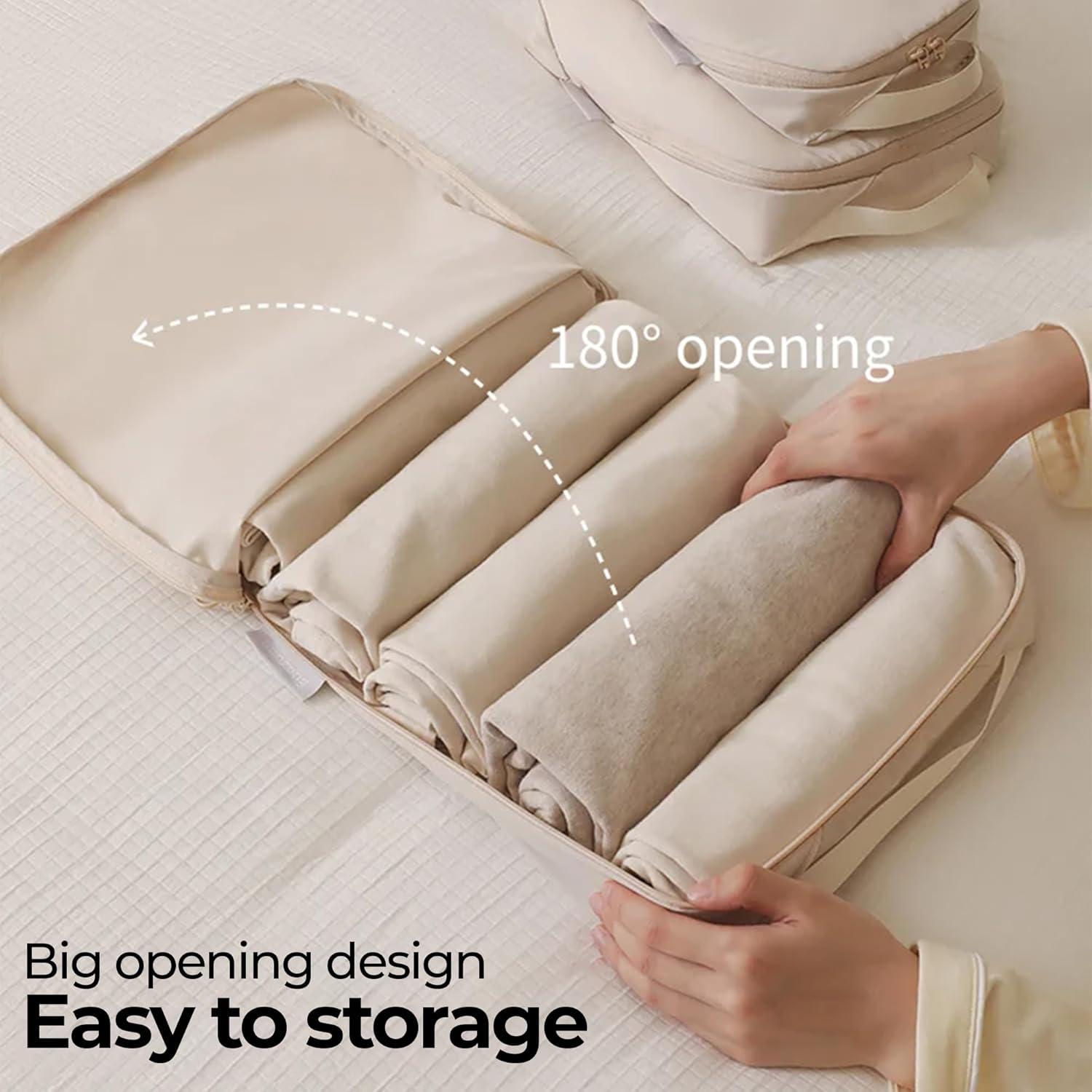 Set de 6 Cubos de Compresión UDAWE para Empacar Viajes