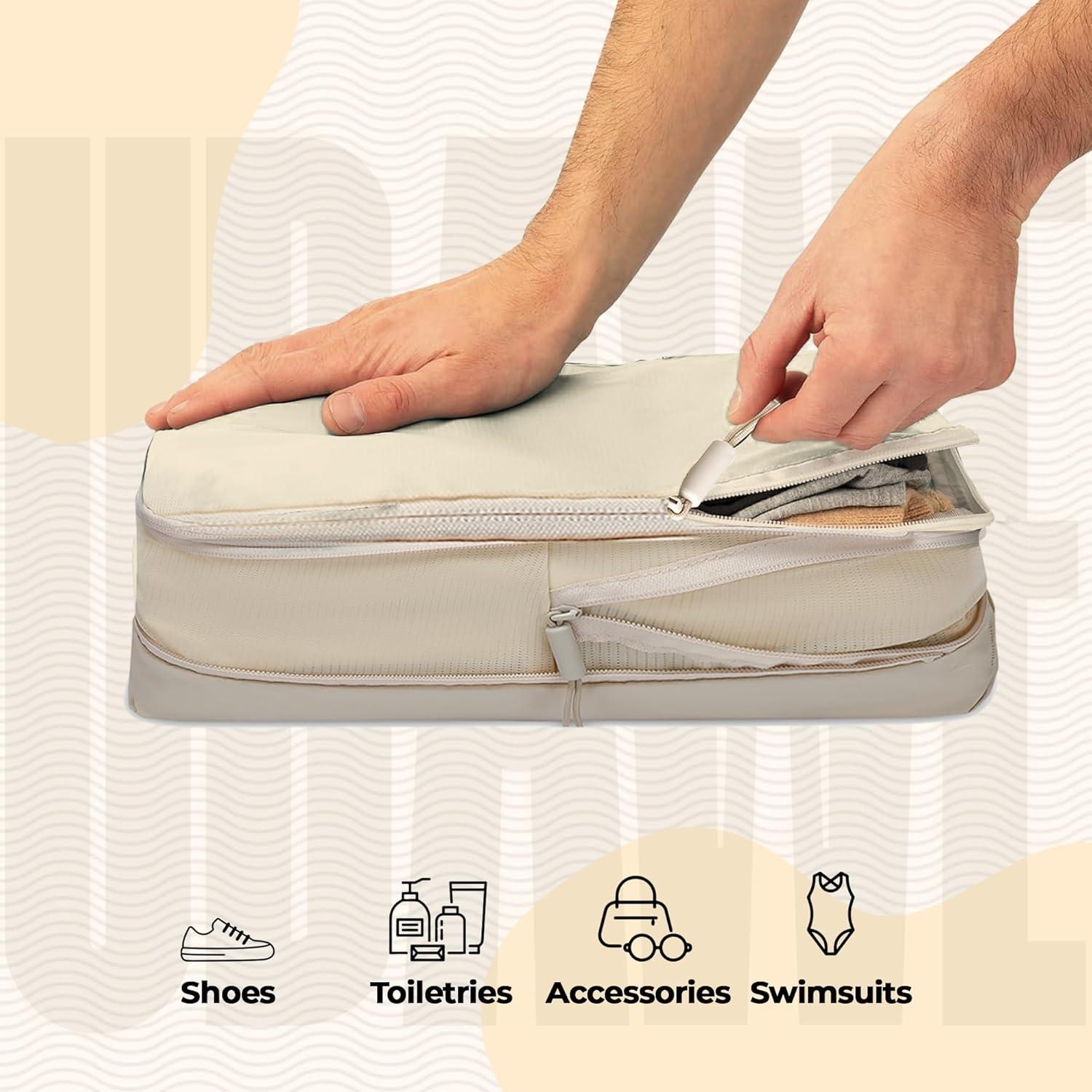 Set de 6 Cubos de Compresión UDAWE para Empacar Viajes