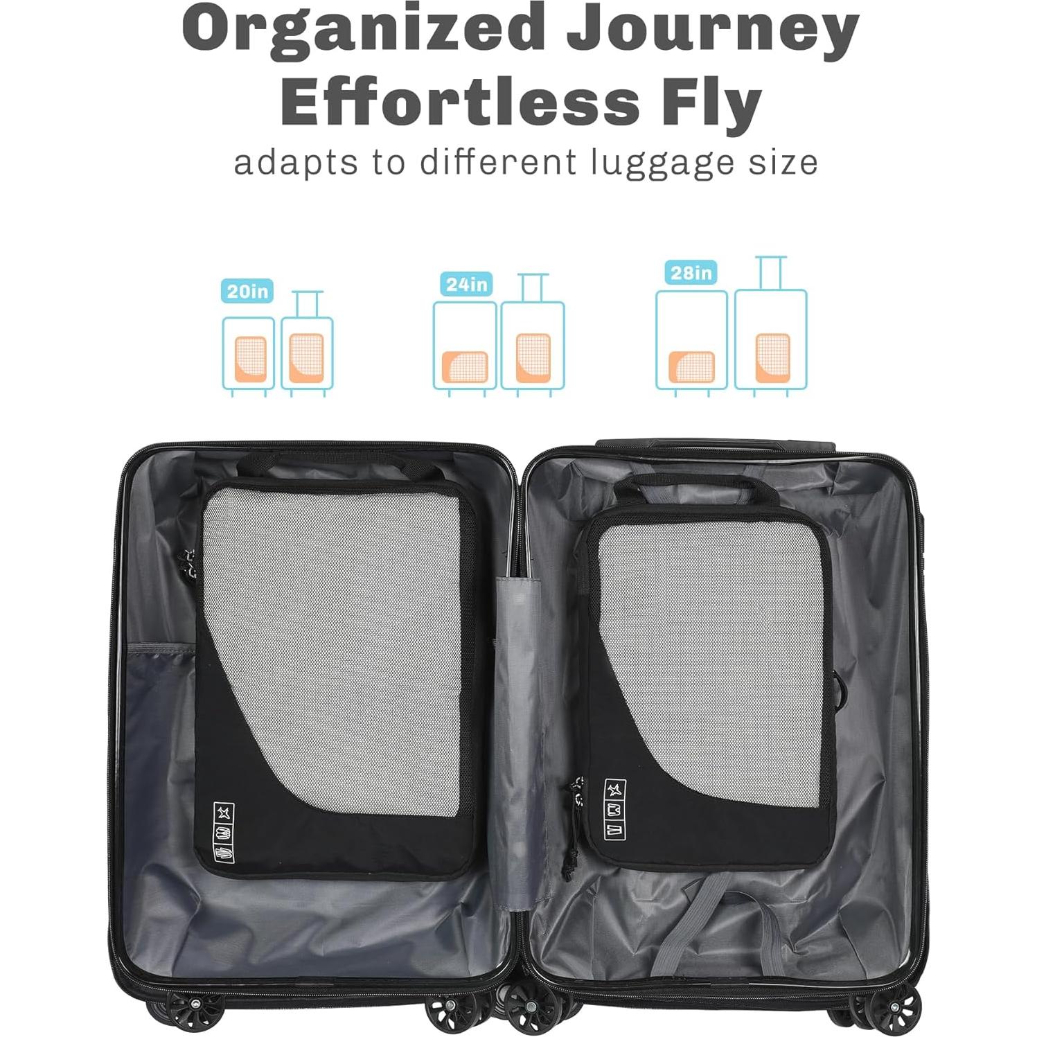 Cubos de Compresión Hynes Eagle Set de 2 Nylon Negro