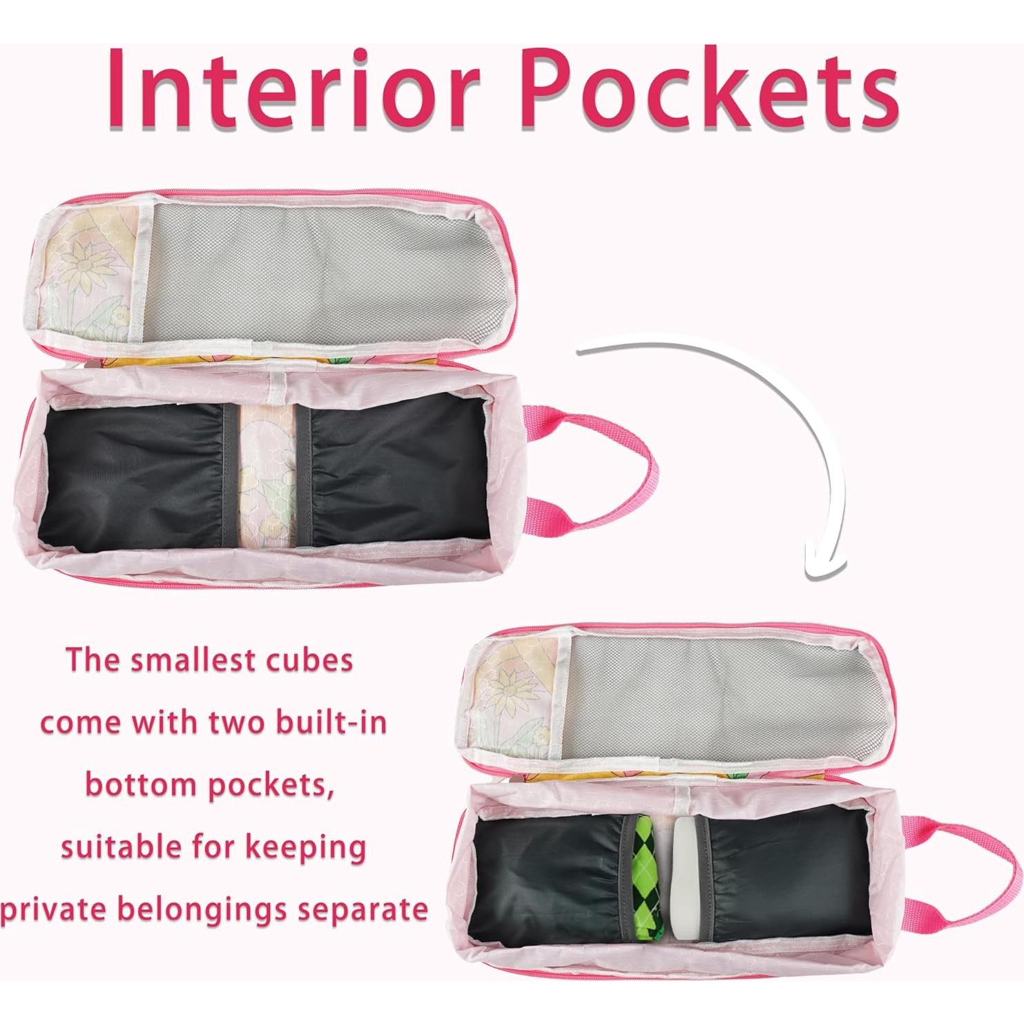 Set de 7 Cubos de Compresión para Viaje Xmzsdz - Livianos y Organizados