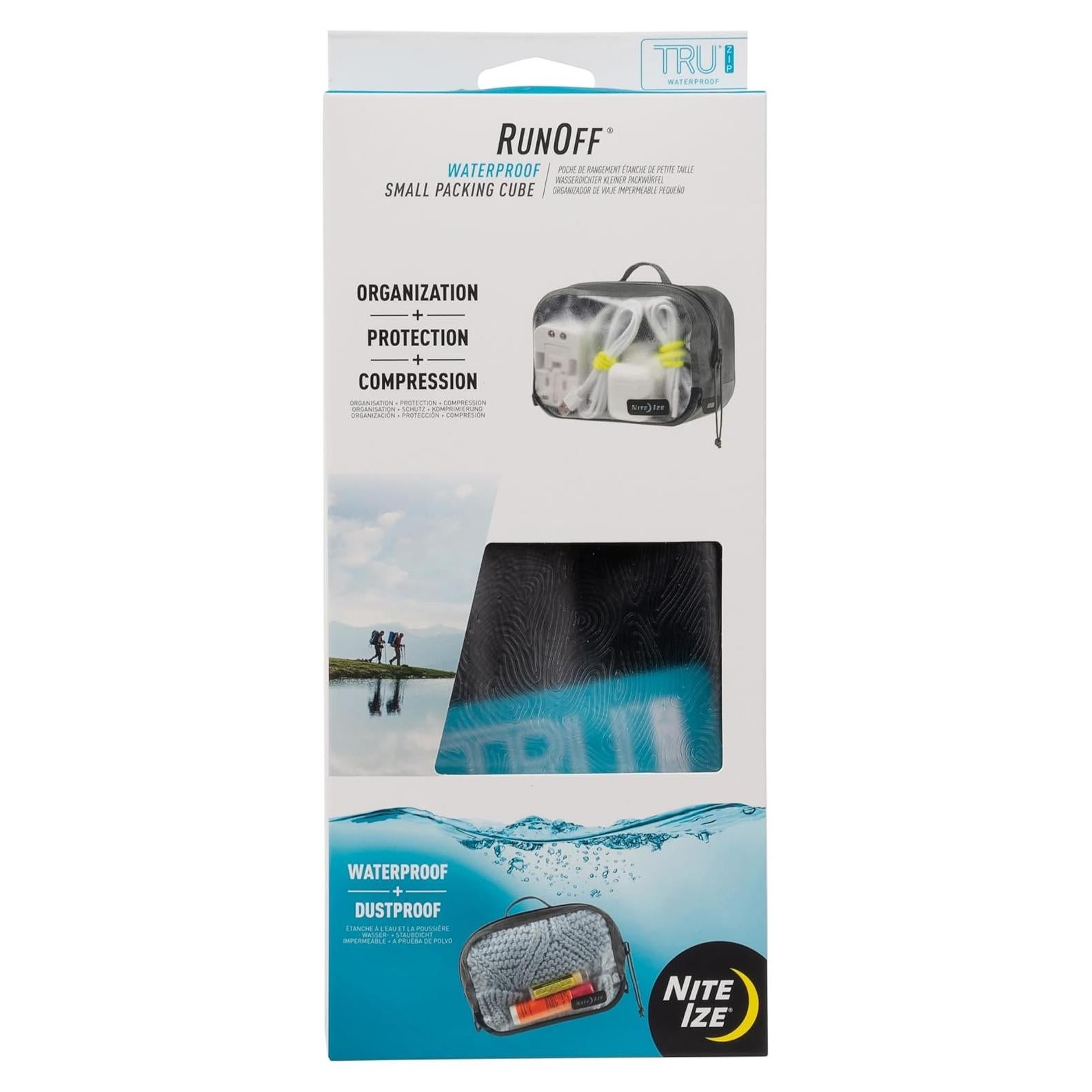 Cubo de Empaque Impermeable Nite Ize RunOff Pequeño Carbón