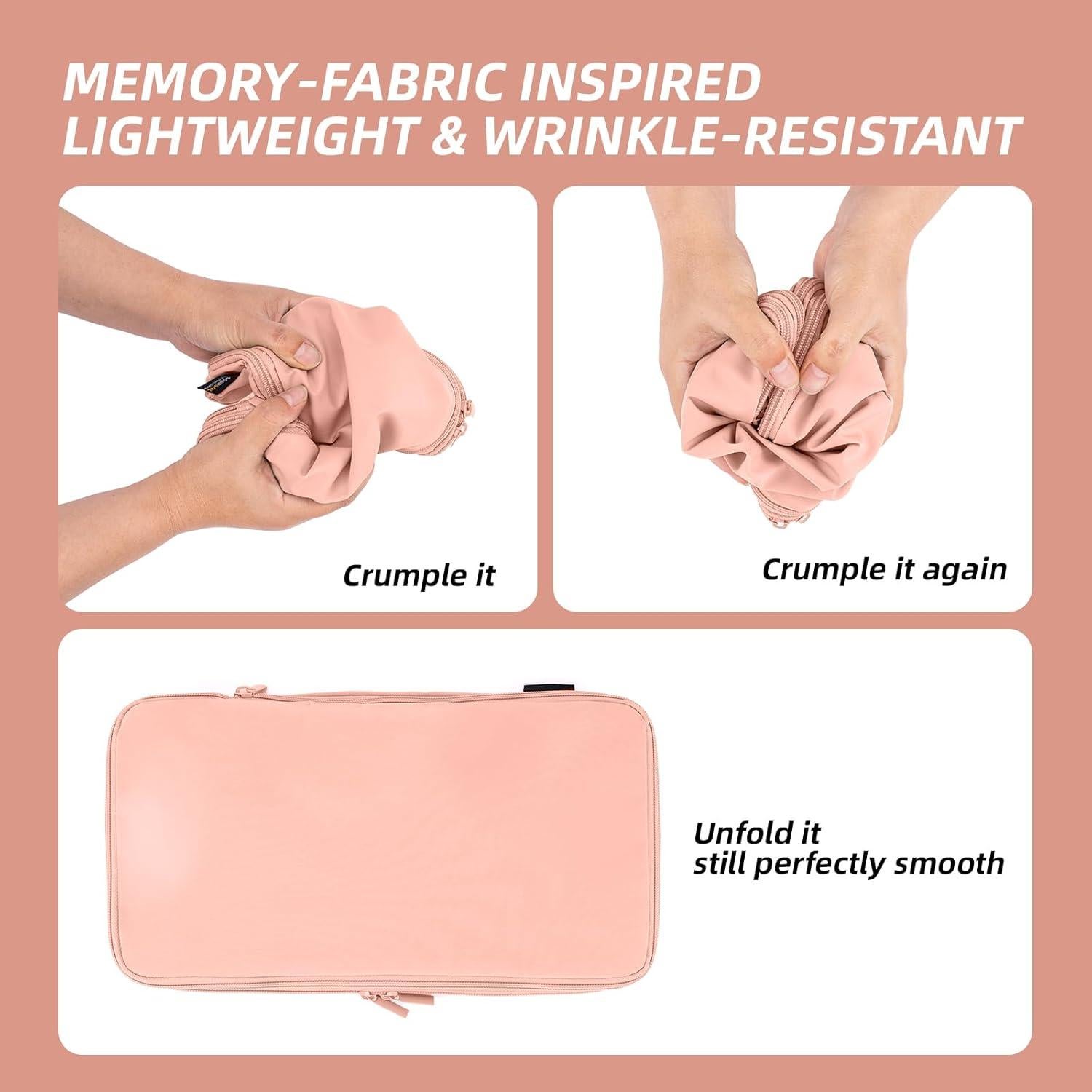 Cubos de Compresión SOARSAIL 4 Piezas Rosa Livianos