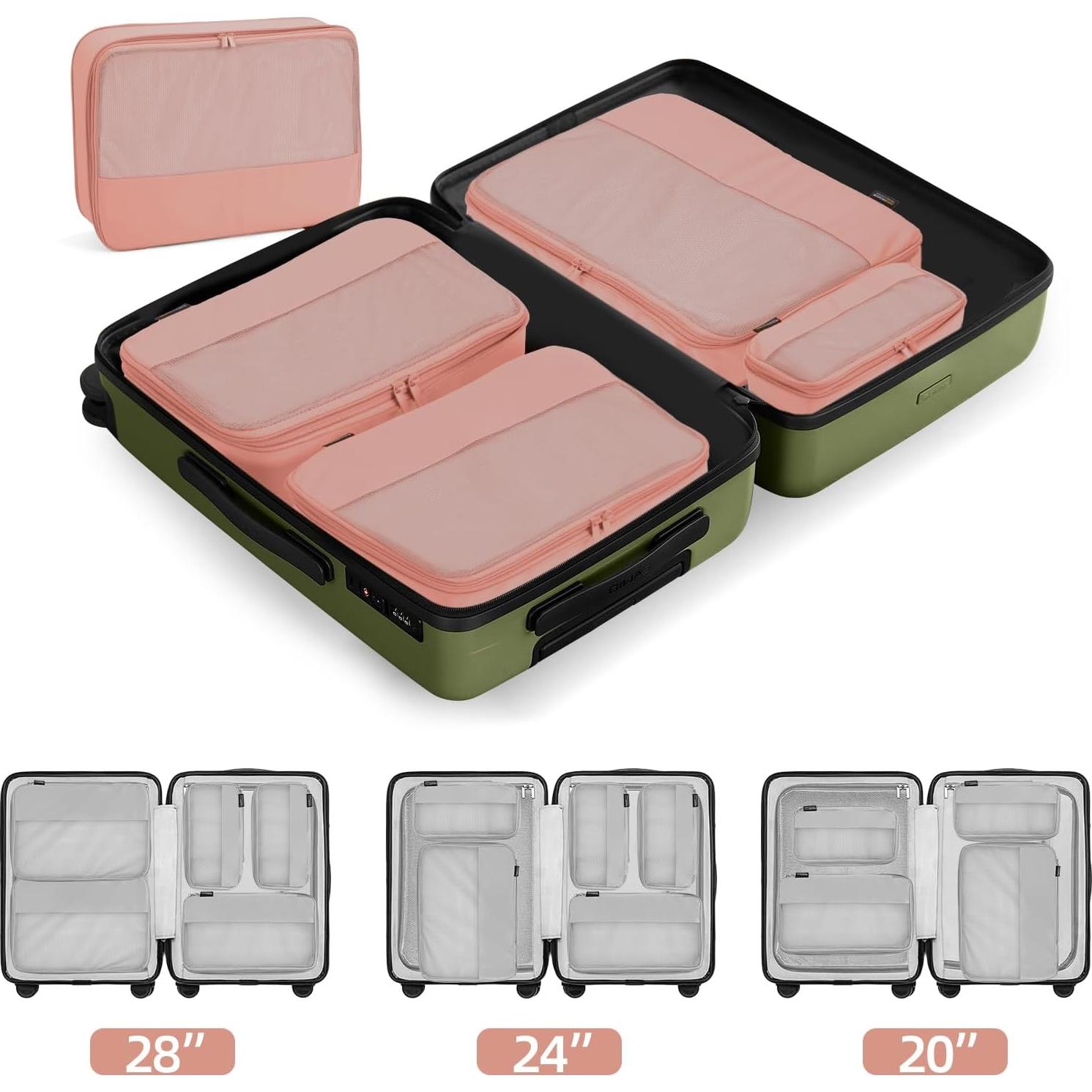 Cubos de Compresión SOARSAIL 4 Piezas Rosa Livianos