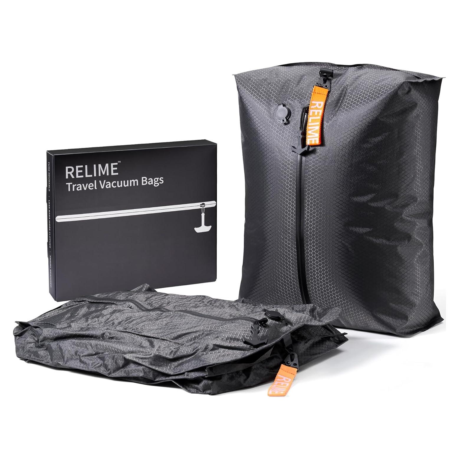 Bolsas de Vacío Relime 2PC Sin Bomba para Viaje 47x35x15cm