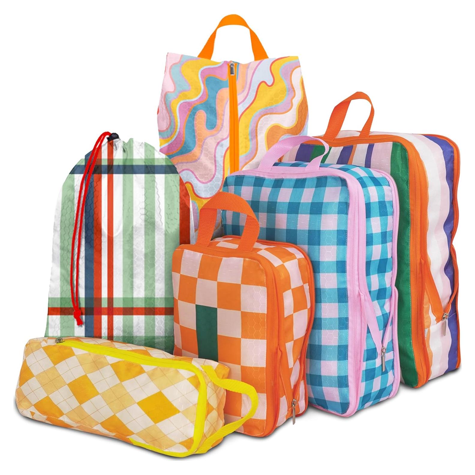 Juego de 6 Cubos de Compresión Xmzsdz para Empacar Viaje