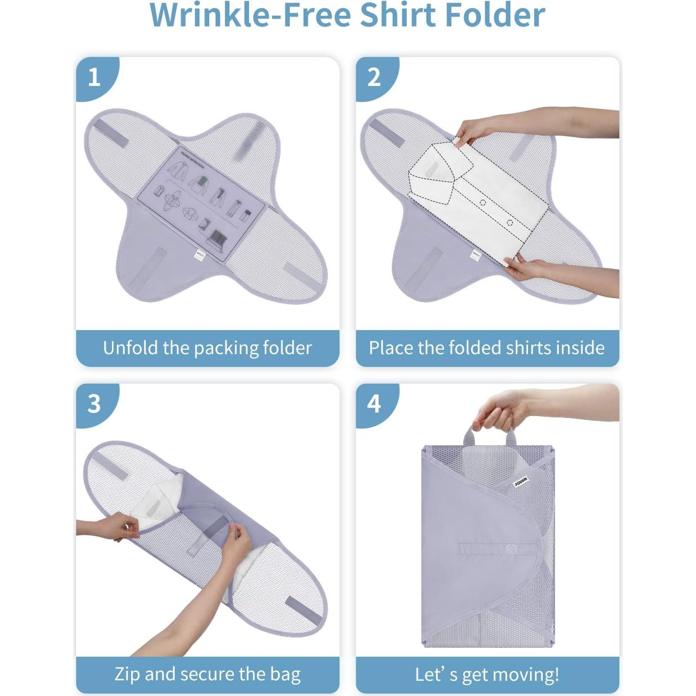 Set de Cubos de Compresión WANDF 7 Piezas para Viajes