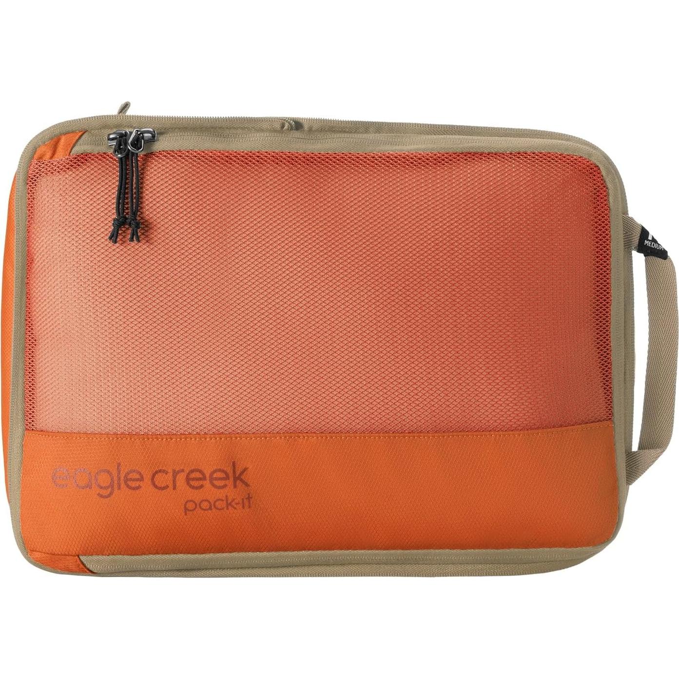 Cubo de Compresión Eagle Creek Pack-It Reveal Mediano Mandarina