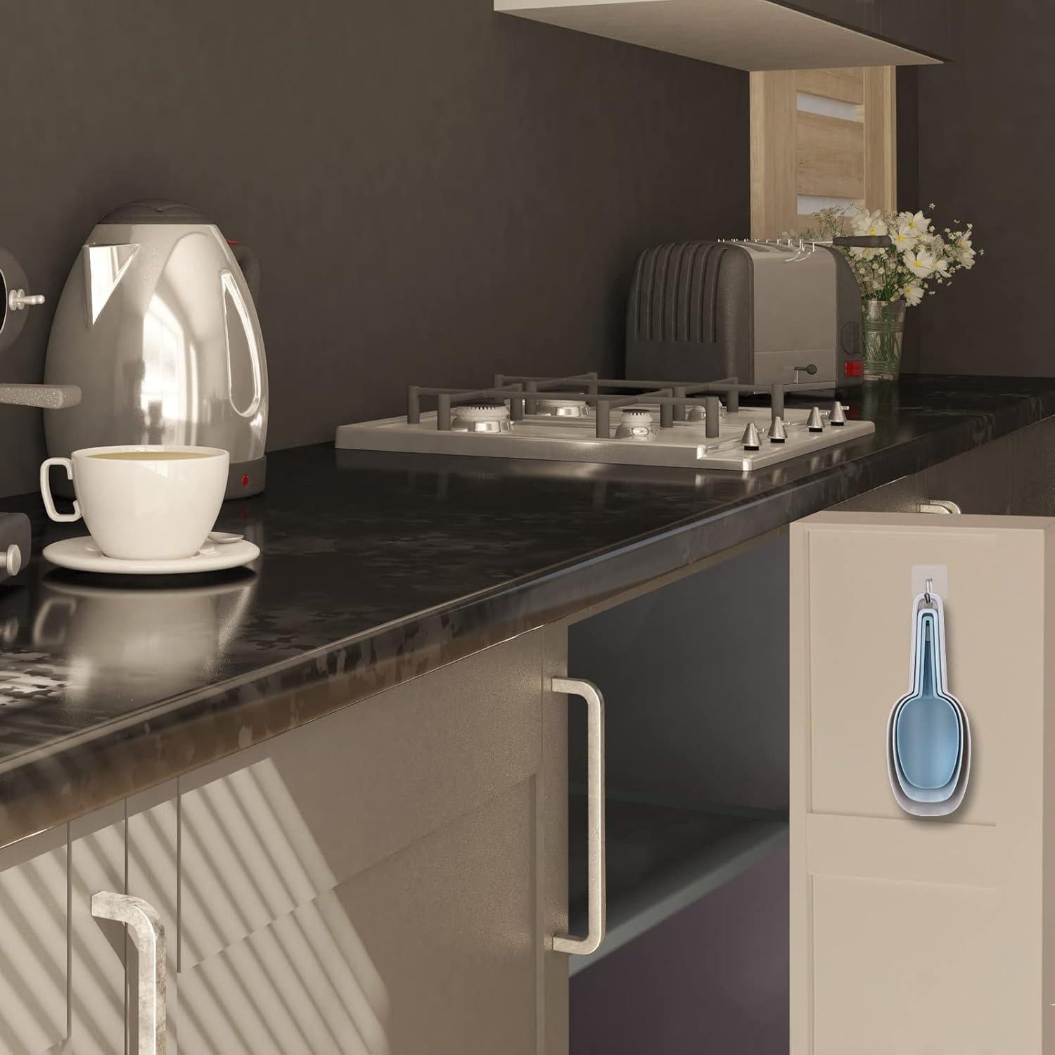 Juego de cucharas de plástico MASTEYMOH 50ml/100ml/150ml