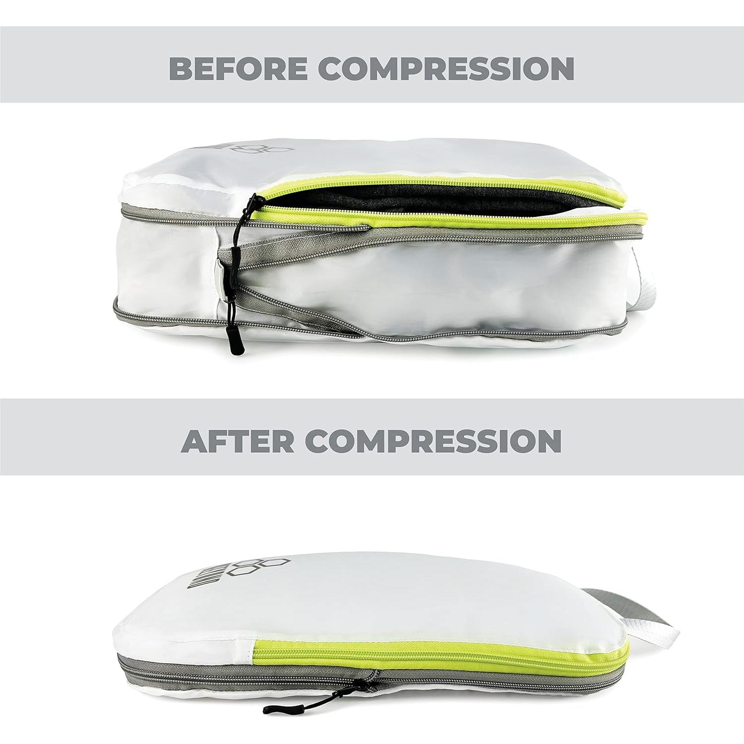 Juego de Cubos de Compresión Beeyond - 6 Piezas para Viaje